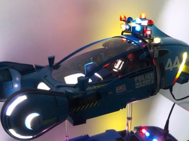 Blade Runner model lit with Tiny-FX lighting