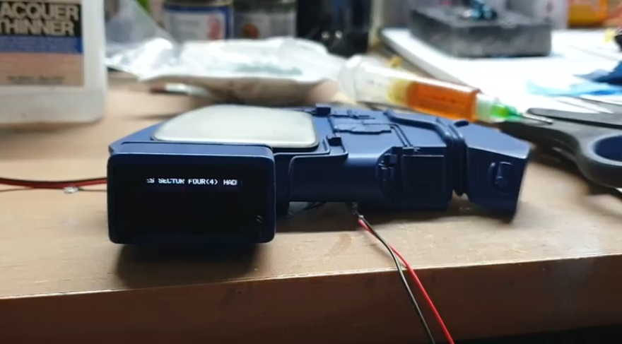 Custom Tiny-FX display module lit